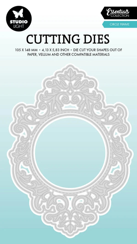 Studio Light Cutting Dies Circle Frame Essentials 3 Pieces