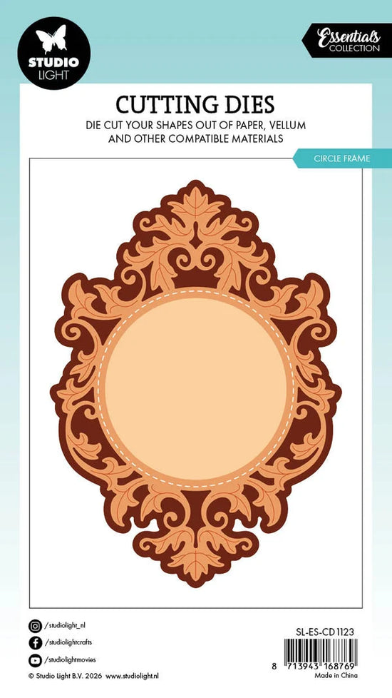 Studio Light Cutting Dies Circle Frame Essentials 3 Pieces