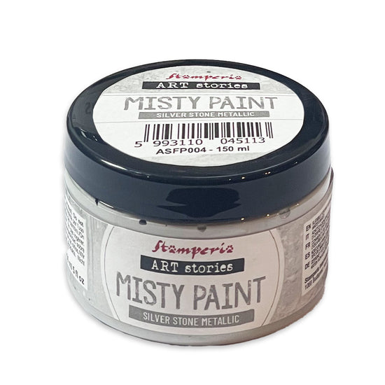Stamperia Misty Paint metallic ml 150 - Silver Stone