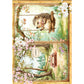 Ciao Bella Rice Paper A5 MIXED 8/Pkg Woodland Party