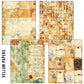 Ciao Bella Craftmix Journey Ahead Mixed A5 Paper Pack - 8 Sheets (Tissue & Vellum Variety)