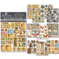 Ciao Bella Mixed Media Sticker Set 10/Pkg Grungy Tags