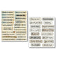 Ciao Bella Mixed Media Sticker Set 10/Pkg Little Words