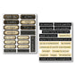 Ciao Bella Mixed Media Sticker Set 10/Pkg Little Words