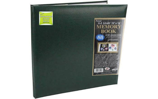 Pionner Scrapbook Album 12”x12” Hunter Green