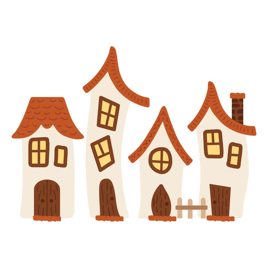 Spellbinders Whimsical Houses Etched Dies by Vicky Papaioannou