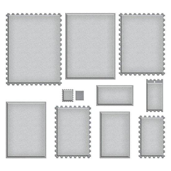Spellbinders Nested Postage Labels & Tag Etched Dies from the Bayfair Collection