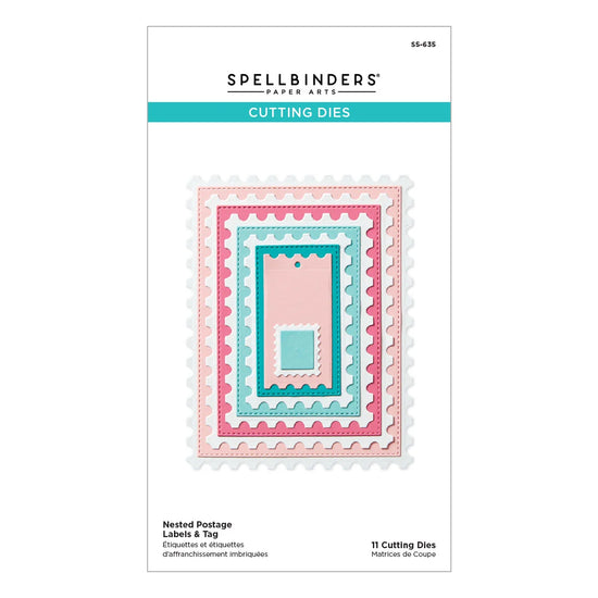 Spellbinders Nested Postage Labels & Tag Etched Dies from the Bayfair Collection