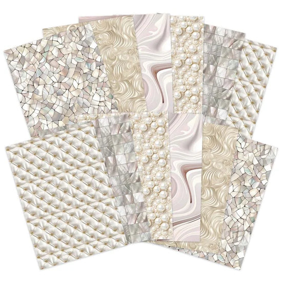 Hunkydory Adorable Scorable Designer Card Packs - Perfect Pearl