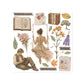 Stamperia Printed Decorative Rub On Kit For Art And Craft 15.5x15.5cm - Flowers And Poems