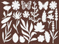 Stamperia Art Paper Shapes Laser Cut - Flowers And Poems