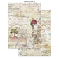 Stamperia Printed Art Junk Journal Focus Points For Art And Craft A5 - Flowers And Poems