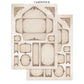 Stamperia Printed Art Junk Journal Focus Points For Art And Craft A5 - Flowers And Poems
