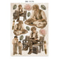 Stamperia Printed Art Junk Journal Focus Points For Art And Craft A5 - Flowers And Poems