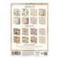 Stamperia Printed Art Junk Journal Focus Points For Art And Craft A5 - Flowers And Poems