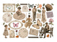Stamperia Printed Decorative Ephemera For Art And Craft - Flowers And Poems