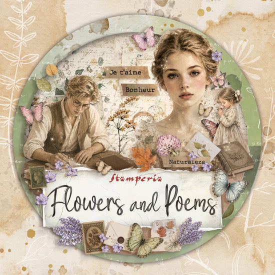 Stamperia Flowers and Poems Bundle (14 productos)