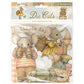 Stamperia Printed Decorative Die Cuts For Art And Craft - Cozy Family
