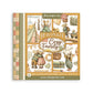 Stamperia Printed Decorative Rub On Kit For Art And Craft 15.5x15.5cm - Cozy Family