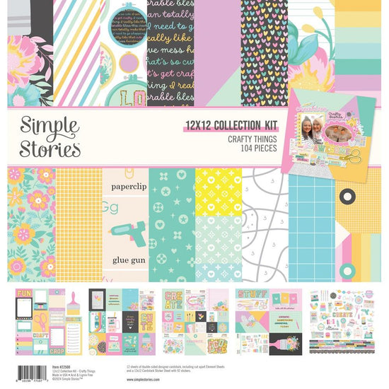 Simple Stories Collection Kit 12"X12" Crafty Things