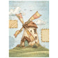 Stamperia Printed Mini Rice Paper A6 8 Sheets For Art And Craft - Cozy Family