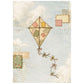 Stamperia Printed Mini Rice Paper A6 8 Sheets For Art And Craft - Cozy Family