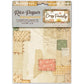 Stamperia Printed 8 Rice Paper A6 Backgrounds Selection For Art And Craft - Cozy Family
