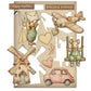 Stamperia Printed Decorative Wooden Shape For Art And Craft A5 - Family