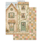 Stamperia Printed Art Junk Journal: Stickers, Cut-Outs, Backgrounds For Art And Craft - Cozy Family