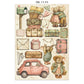 Stamperia Printed Art Junk Journal: Stickers, Cut-Outs, Backgrounds For Art And Craft - Cozy Family