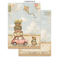 Stamperia Printed Art Junk Journal: Stickers, Cut-Outs, Backgrounds For Art And Craft - Cozy Family