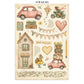 Stamperia Printed Art Junk Journal: Stickers, Cut-Outs, Backgrounds For Art And Craft - Cozy Family
