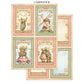 Stamperia Printed Art Junk Journal: Stickers, Cut-Outs, Backgrounds For Art And Craft - Cozy Family