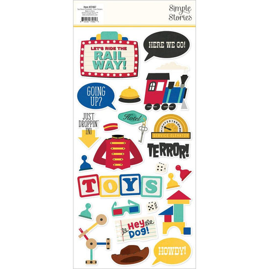 Say Cheese Tinseltown Stickers 44/Pkg Foam