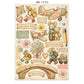 Stamperia Printed Art Junk Journal: Stickers, Cut-Outs, Backgrounds For Art And Craft - Cozy Family