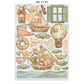Stamperia Printed Art Junk Journal: Stickers, Cut-Outs, Backgrounds For Art And Craft - Cozy Family
