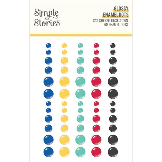 Say Cheese Tinseltown Enamel Dots