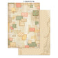 Stamperia Printed Art Junk Journal: Stickers, Cut-Outs, Backgrounds For Art And Craft - Cozy Family