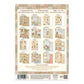 Stamperia Printed Art Junk Journal: Stickers, Cut-Outs, Backgrounds For Art And Craft - Cozy Family