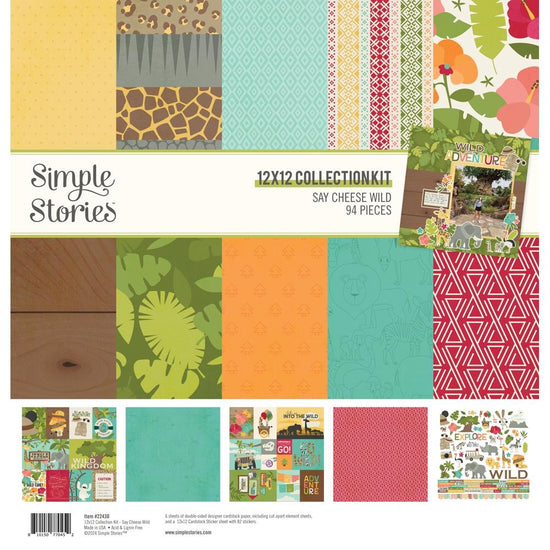 Simple Stories Collection Kit 12"X12" Say Cheese Wild