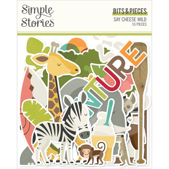 Say Cheese Wild Bits & Pieces 55/Pkg