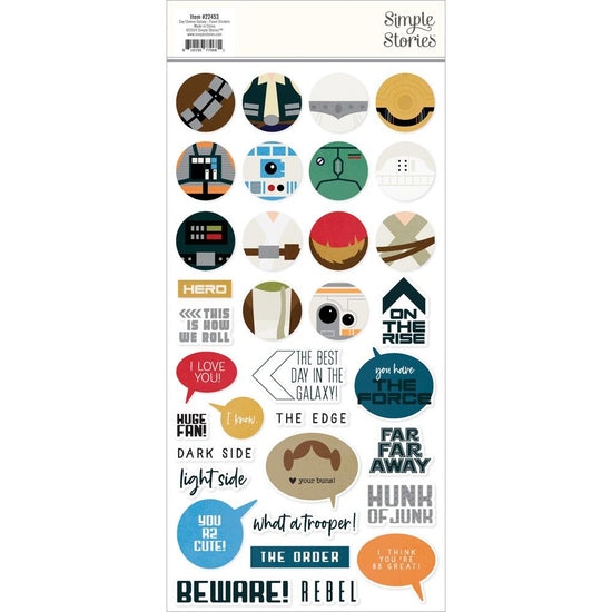 Say Cheese Galaxy Stickers 69/Pkg Foam