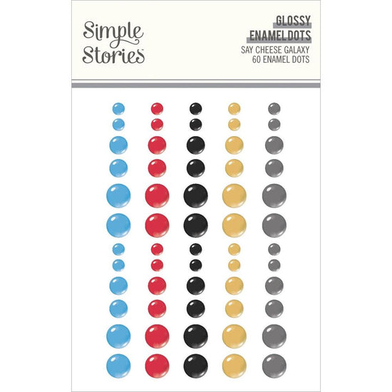 Say Cheese Galaxy Enamel Dots