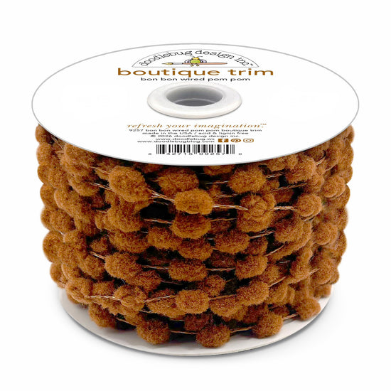 Doodlebug Wired Pom Pom Trim (by yard) Bon Bon