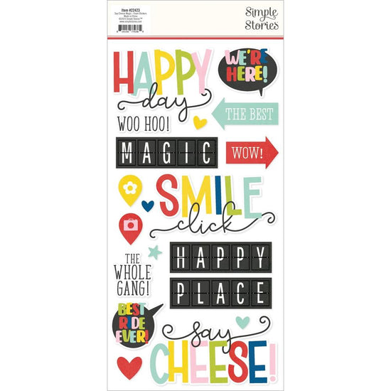 Say Cheese Magic Stickers 37/Pkg Foam