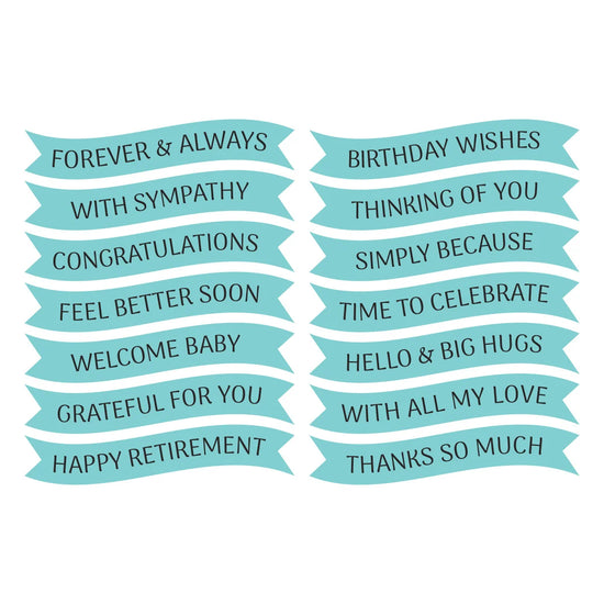 Spellbinders Signature Sentiments Press + Foil Plate & Die Set