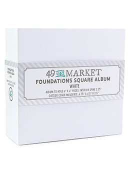 49 & MARKET FOUNDATIONS SQUARE ALBUM- White