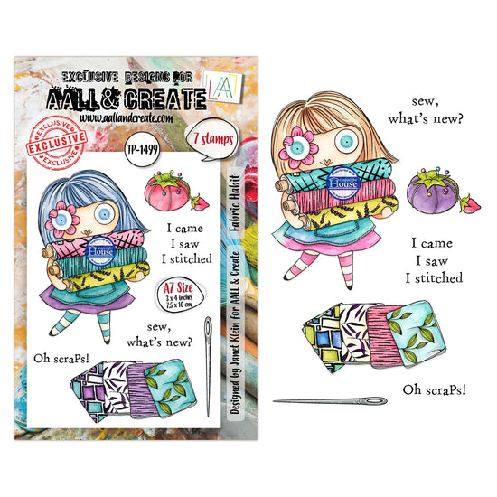 PRE ORDEN AALL and Create - A7 Stamp Set - Fabric Habit PRE ORDEN