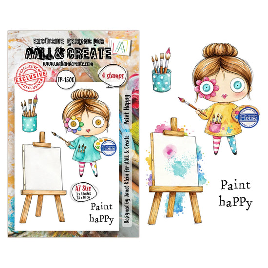 PRE ORDEN AALL and Create - A7 Stamp Set - Paint Happy PRE ORDEN