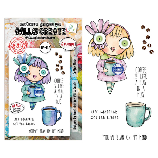 PRE ORDEN AALL and Create - A7 Stamp Set - Coffee Time PRE ORDEN